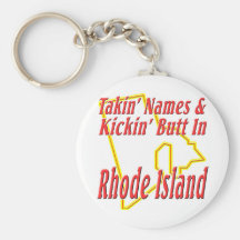 Rhode - ilha - bumbum de Kickin Chaveiros