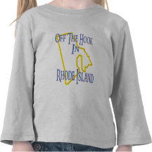 Rhode - ilha - fora do gancho camisetas