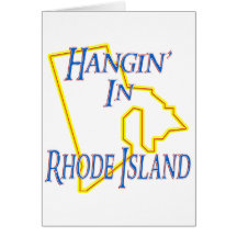Rhode - ilha - Hangin Cartão
