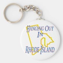 Rhode - ilha - que pendura para fora chaveiro