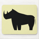 Rinoceronte dos rinocerontes mouse pads