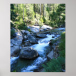 Rio americano, montanhas, retrato poster