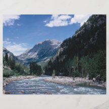 Rio de Animas nas montanhas de San Juan, Colorado, Panfletos Personalizado