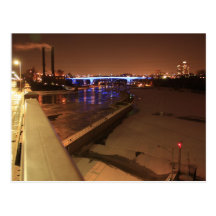Rio Mississípi e I-35W Cartões Postais
