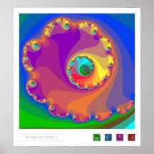 Ritmo das cores 2 posters