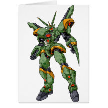 Robô de Camo do Anime Cartões
