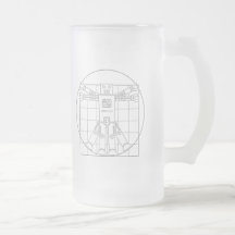 Robô de da Vinci Vitruvian Canecas