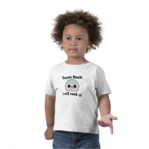 Rocha da equipe camisetas