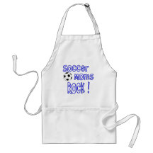 Rocha das mães do futebol! (azul) avental