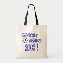 Rocha das mães do futebol! (azul) bolsas