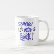 Rocha das mães do futebol! (azul) caneca