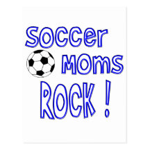 Rocha das mães do futebol! (azul) cartões postais