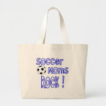 Rocha das mães do futebol! (azul) bolsas para compras