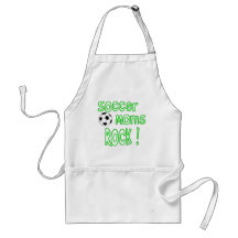 Rocha das mães do futebol! (verde) avental