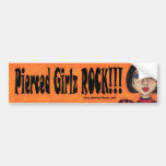 Rocha perfurada de Girlz!! etiqueta Adesivo