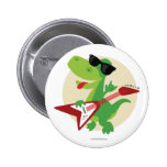 "Rocha sobre!" Botão de Dino Botons