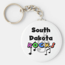 Rochas de South Dakota Chaveiro