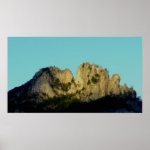 Rochas do Seneca, West Virginia Poster