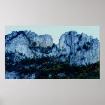 Rochas do Seneca, West Virginia Poster