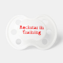 Rockstar no Pacifier do treinamento Chupeta De Bebê