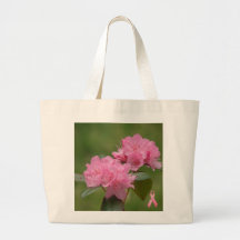 Rododendros cor-de-rosa para a cura bolsas para compras