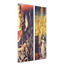 Rogier van der Weyden - paraíso Impressão Em Canvas