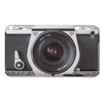 Rolo retro elegante da câmera no CaseMate do toque capas casemate