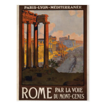 Roma com o Mont-Cenis Cartao Postal