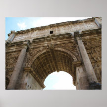 Roma - fórum - arco do POSTER de Titus