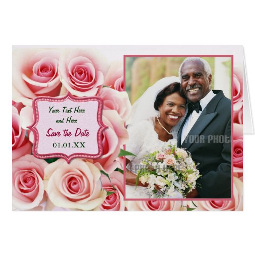 Romance do rosa do rosa cartão