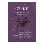 Romance escuro RSVP Convite