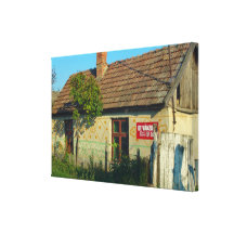 Romania, casa da vila para a venda impressão em tela canvas