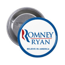 Romney Ryan acredita na beira azul redonda de Amér Botons