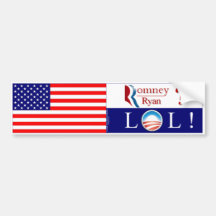 Romney/Ryan - LOL Adesivo