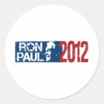 Ron Paul 2012 Adesivos Redondos