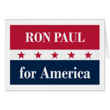 Ron Paul para América Cartões
