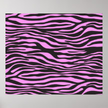 Rosa animal do preto da zebra da pele da pele do i