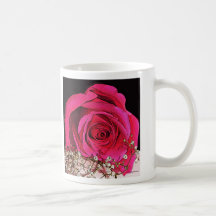 Rosa do rosa caneca