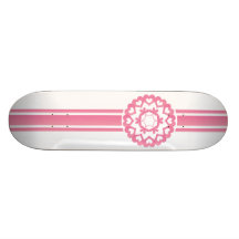 Rosa ligado pelo skate do amor