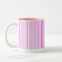 Rosa na caneca do código de barras das listras