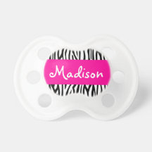 Rosa personalizado da zebra