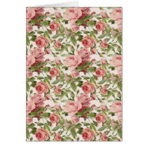 Rosas chiques cartao