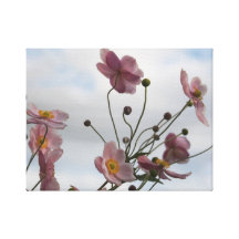 Rosas de cão impressão de canvas esticadas