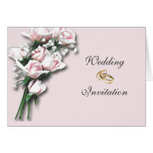 Rosas que Wedding o cartão do convite