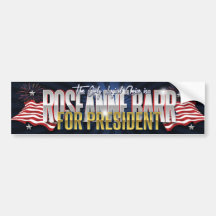 RoseAnne Barr para o presidente Adesivos