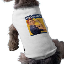 Rosie retro nós podemos fazê-lo camisetas para cães