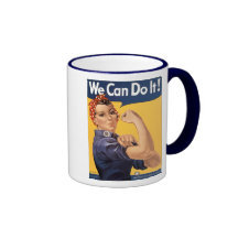 Rosie retro nós podemos fazê-lo caneca