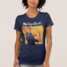 Rosie retro nós podemos fazê-lo t-shirt