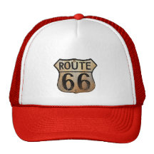 Rota 66 - Chapéu vermelho do camionista Boné