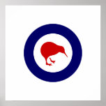 Roundel de Rnzaf, Nova Zelândia Posters